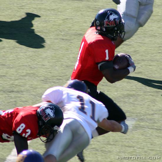 IMG_5083 #1 Garrett Wolfe with the ball