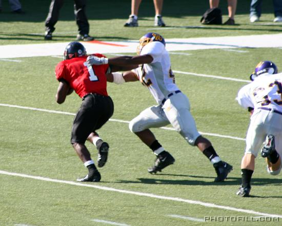 IMG_5100 #1 Garrett Wolfe with the ball