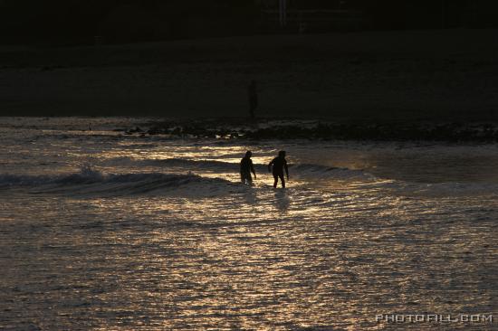 IMG_9126 Surfers off Malibu Pier, CA