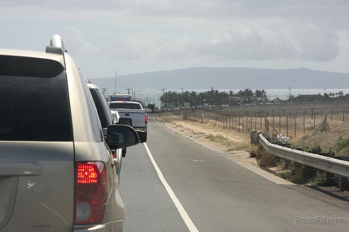 0583-Hawaii2008.jpg - Traffic Jam towards Lahaina